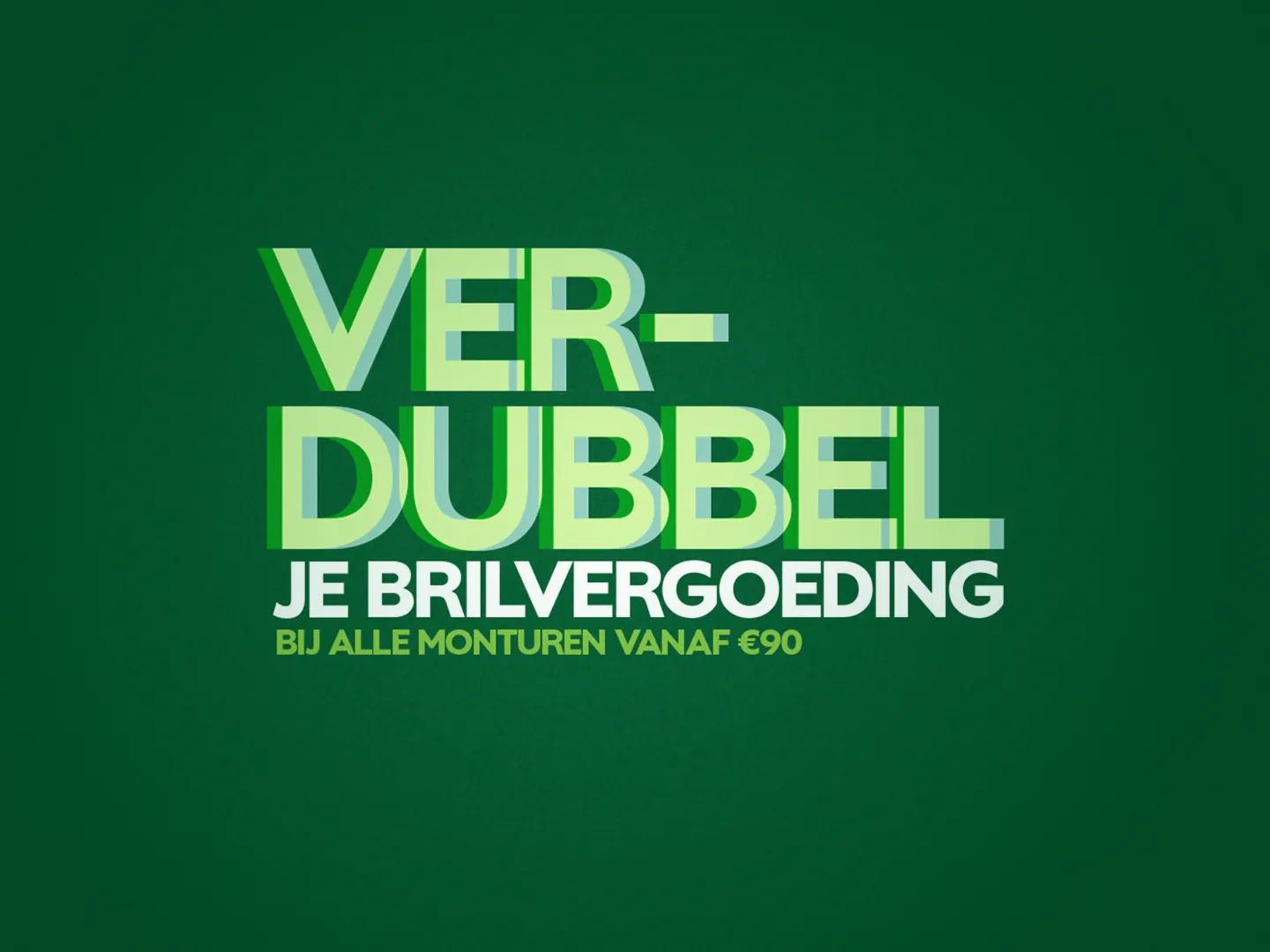 Ja je ziet dubbel!